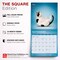 BrownTrout Canada; Chats de Yoga OFFICIEL | 2027 12 x 24 Inch (Hanging) Monthly Square Wall Calendar | French Language; Category:Wall Calendars; Image:7